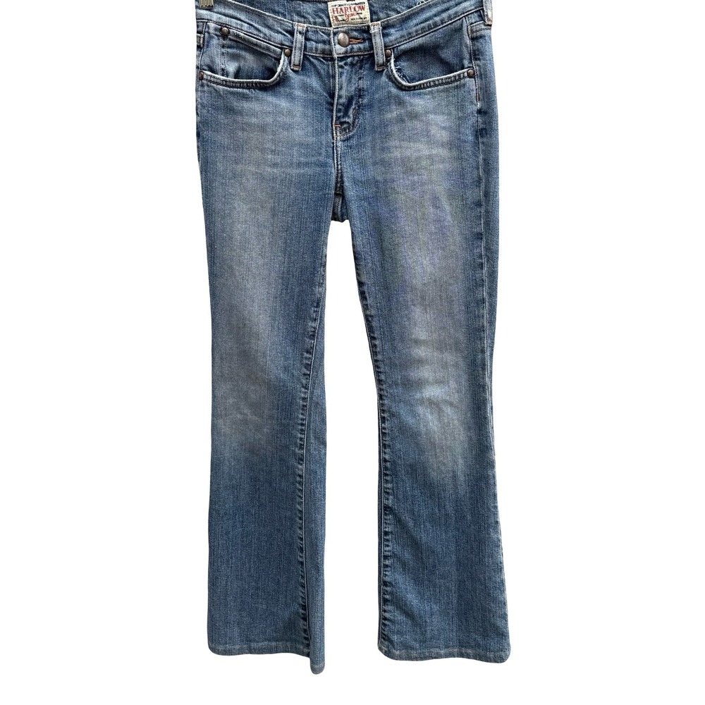 Harlow Jeans Vintage Y2K Indie Sleaze Low Rise Medium Wash Bootcut Jean Women 27